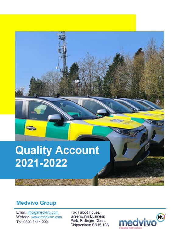 Cover image of Quality Account 2020-2021